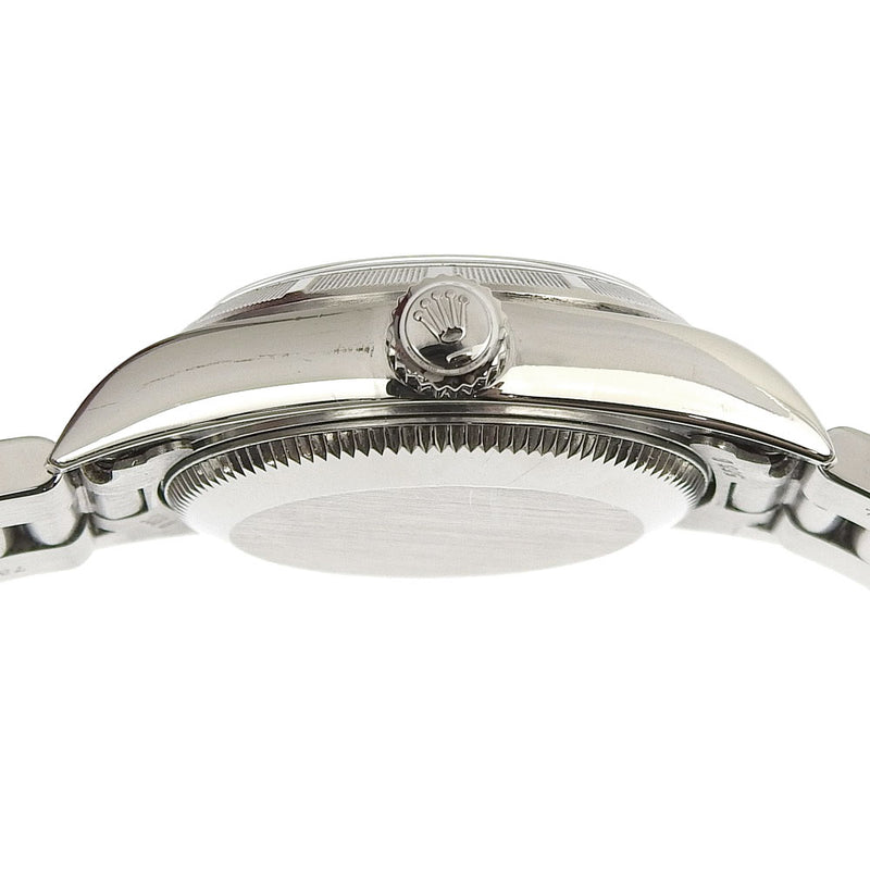 [劳力士]劳力士牡蛎牡蛎部分抚摸手表k -turn 76030不锈钢自动绕组模拟显示银盘牡蛎永久女士