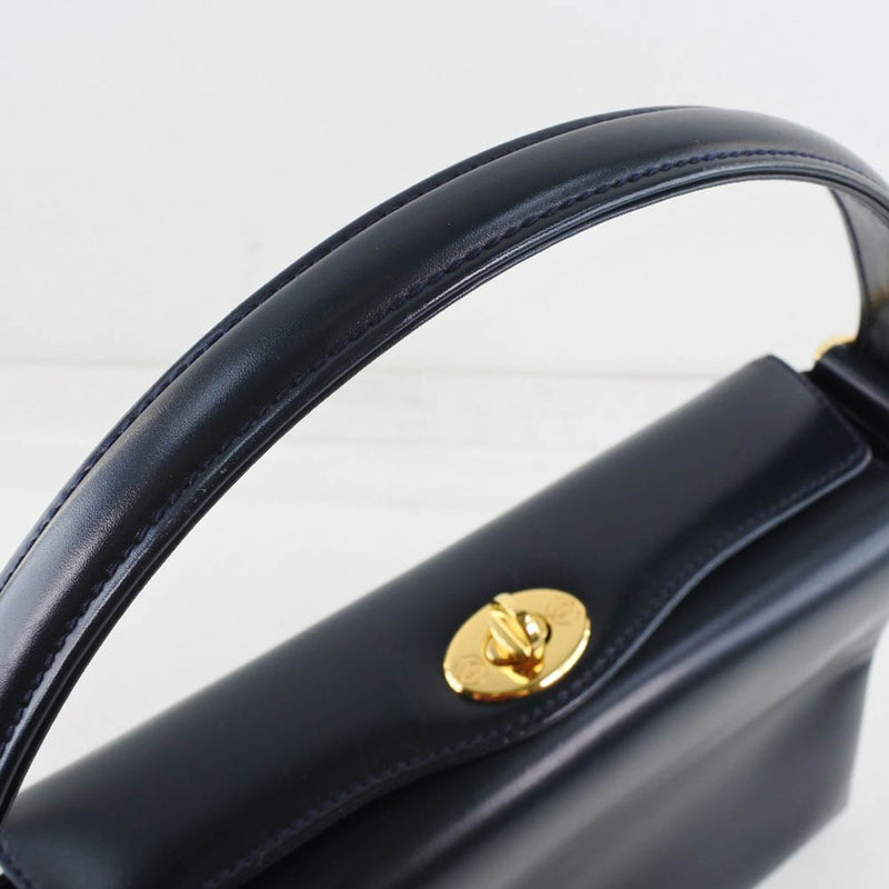 [Gucci] Gucci Calf Black Ladies Handbag A-Rank