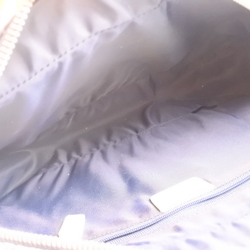 [DIOR] Christian Dior CD 로고 PVC X 에나멜 화이트/해군 숙녀 어깨 가방