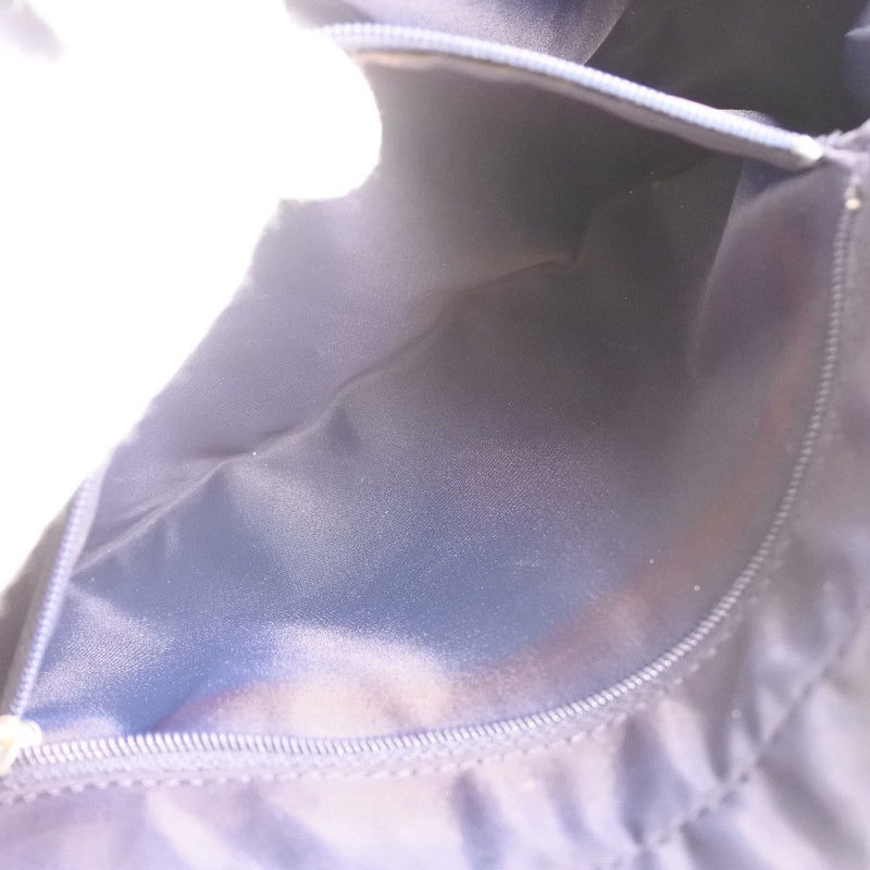 【Dior】クリスチャンディオール
 CDロゴ PVC×エナメル 白/ネイビー レディース ショルダーバッグ