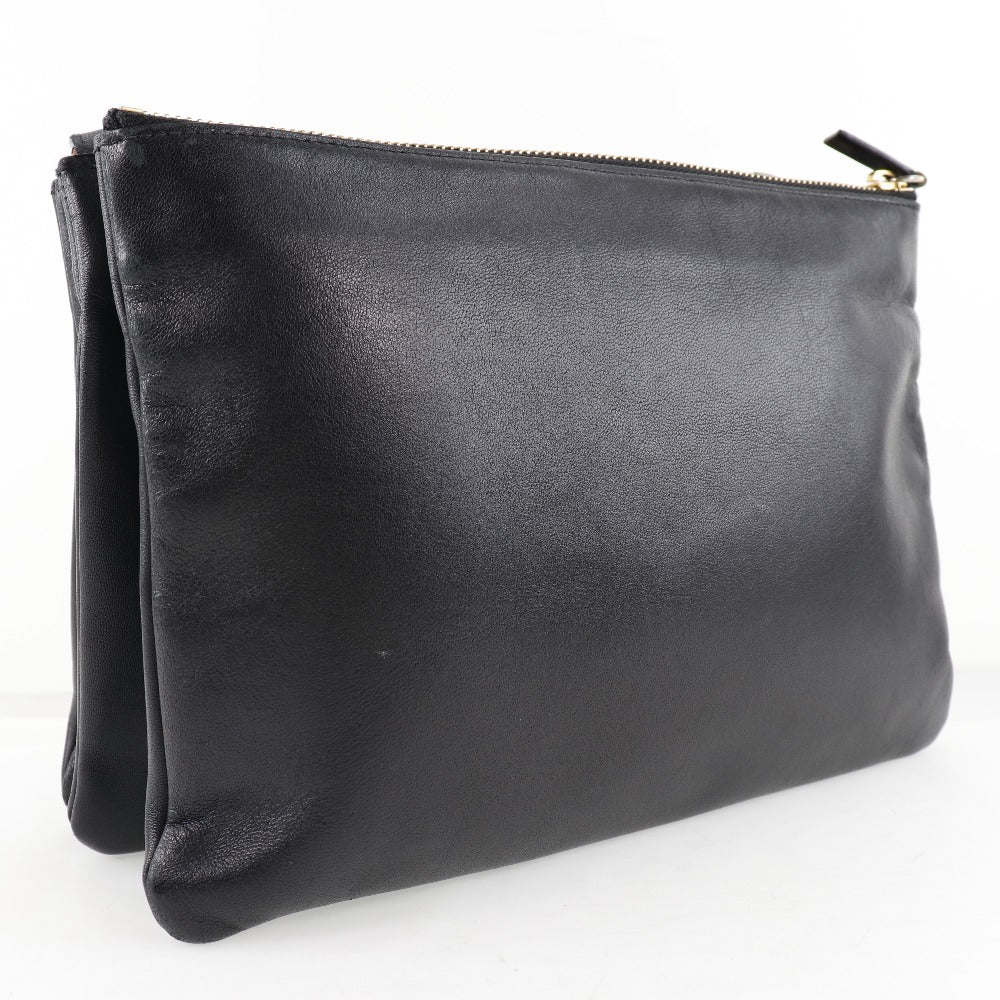 CELINE】セリーヌ トリオ ラージ 171453ETA.38NO ラムスキン 黒
