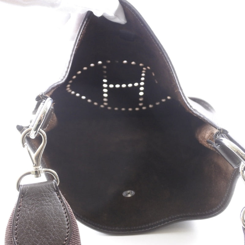 [HERMES] Hermes Evrin 1gm shoulder bag Toryonon Lemance Koei Tea □ F engraved ladies shoulder bag