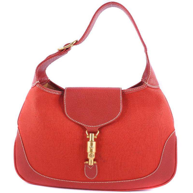 [Gucci] Gucci 2way肩部001.01/13.1320手袋帆布X皮革红色女士手提包