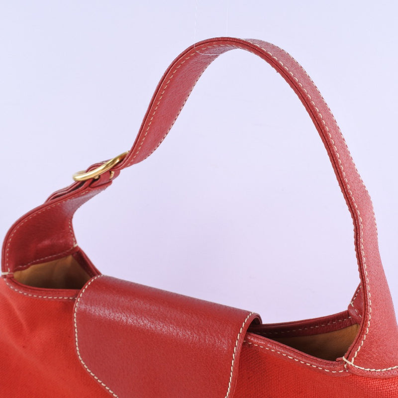 [Gucci] Gucci 2way Shoulder 001.01/13.1320 Lienzo de bolsos x cuero Red Ladies Handbag