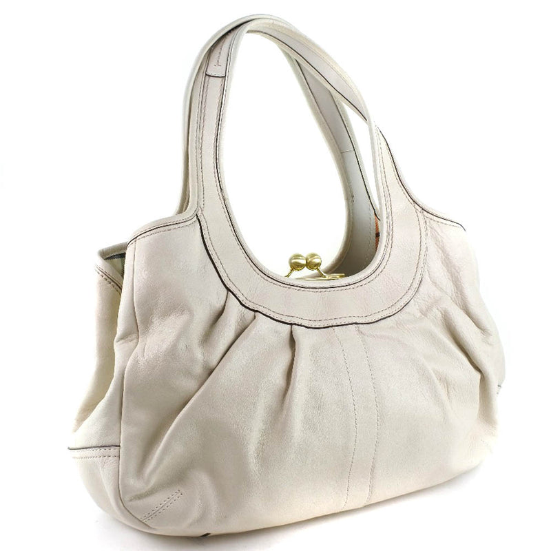 [COACH] Coach Gamaguchi 12248 Shoulder bag Calf -off White Ladies shoulder bag A rank