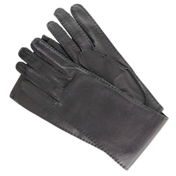 [HERMES] Hermes gloves gloves 001772G-01-065 Calf Noir Black GLOVE Ladies S rank