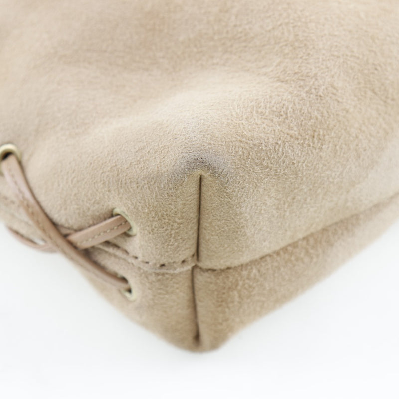 [GUCCI] Gucci Heart 95107 Shoulder Bag Swedy Beige Ladies Shoulder Bag
