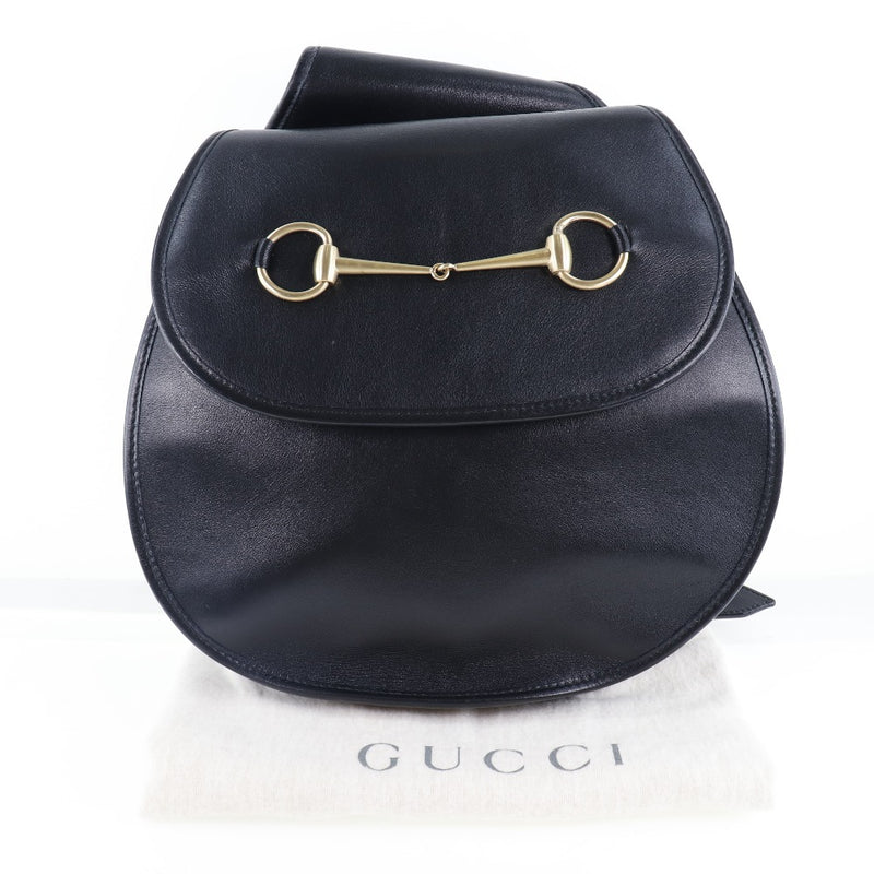 [Gucci] Gucci Horse Bit 003.2113.0034 Bolsa de hombro Ternero Black Unisex Bolso A-Hombro A-Rank