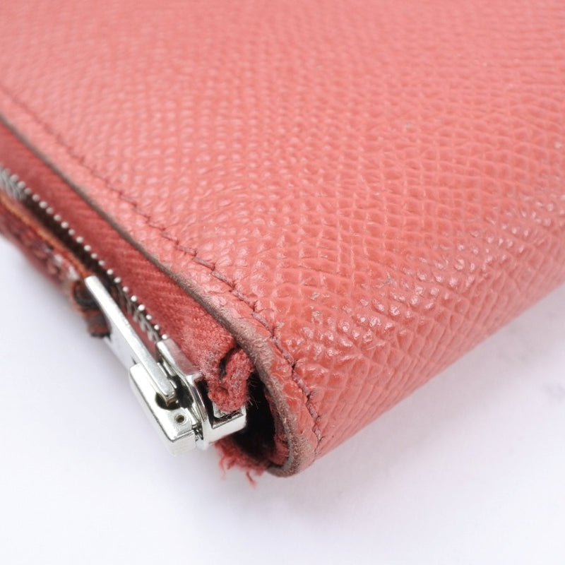 [HERMES] Hermes Azap Silk Inn Long Wallet Vo Epson Rose Jaipur Pink T-engraved Fastener