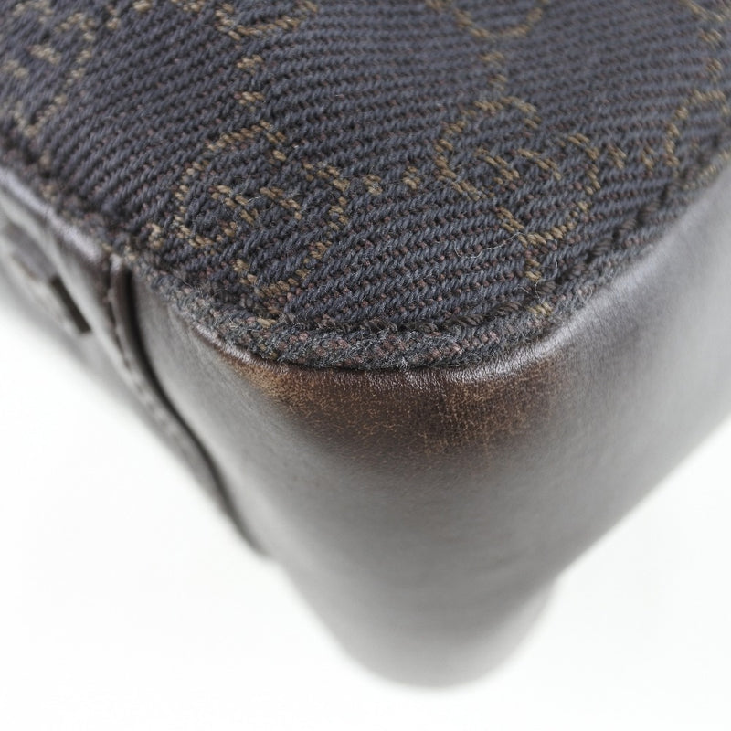 [GUCCI] Gucci 101919 Handbag GG Canvage tea Ladies Handbag A-Rank