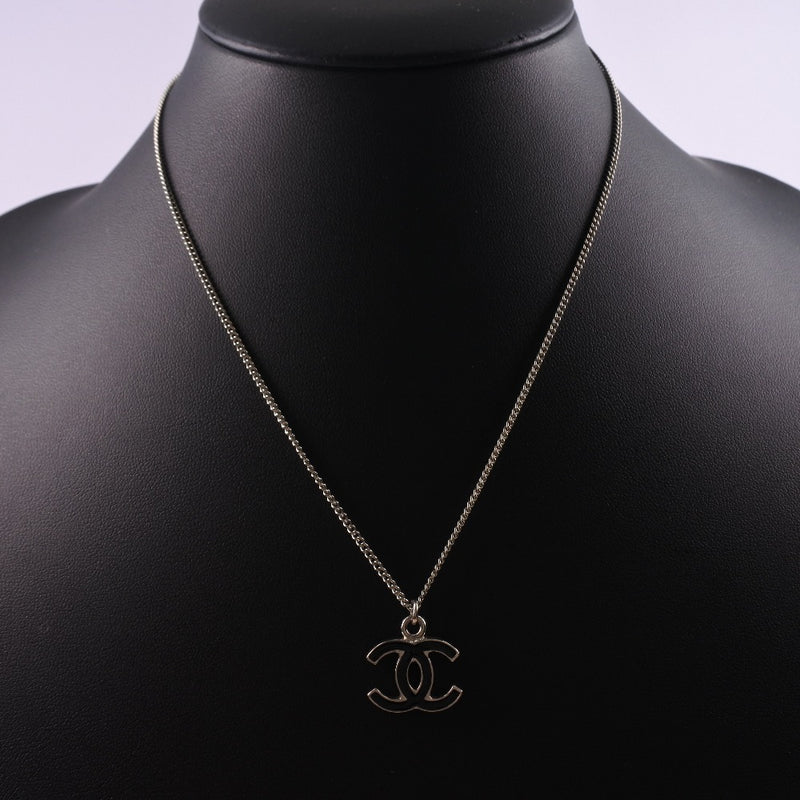 [Chanel] Chanel Coco Mark Gold Silver Ladies Collar A-Rank
