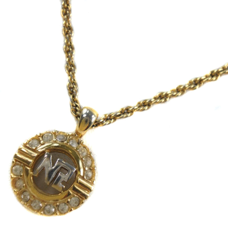 [Nina Ricci] Ninariche Necklace Gold Plating X Rhinestone Gold/Silver Ladies