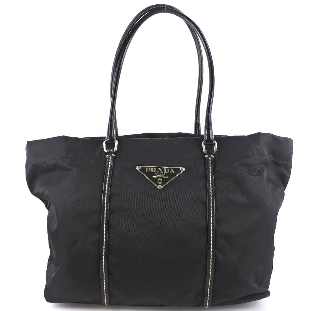 PRADA】プラダ TESSUTO SHOPPIN BN0642 ハンドバッグ ナイロン NERO 黒 