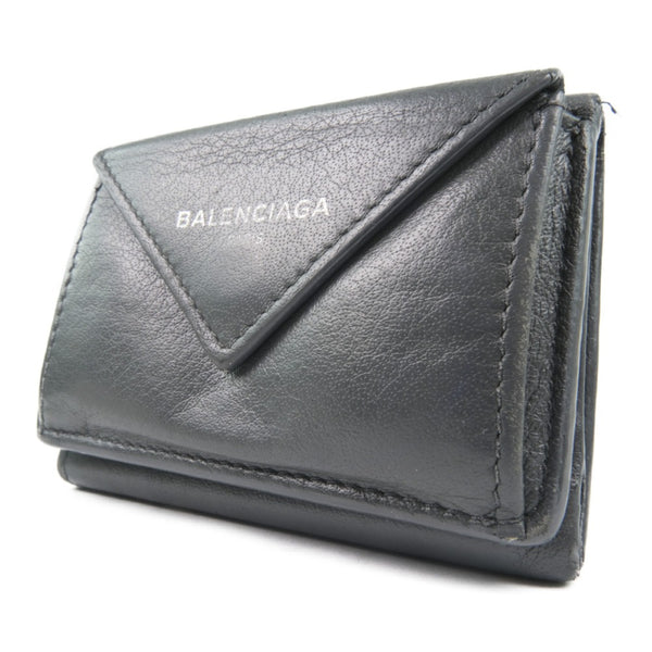[BALENCIAGA] Balenciaga 391446 Bi -fold wallet Calf Gray Unisex