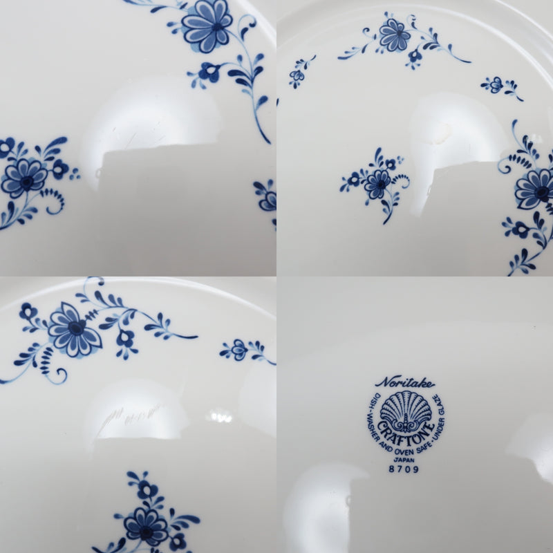 [NORITAKE] NORITAKE CRAFTONE（CRAFTONE）杯子和碟子×5套装瓷器餐具