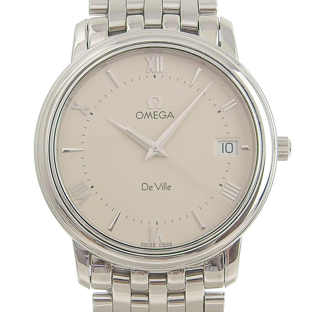 [Omega] Omega, Devil/Devil Switzerland Limited Stainless Steel Quartz  Analog Display Men's Silver Dial Watch, A rank
