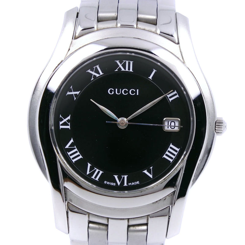 [Gucci] Gucci 5500m Cola de acero inoxidable Display analógico Reloj A-Rank A-Rank