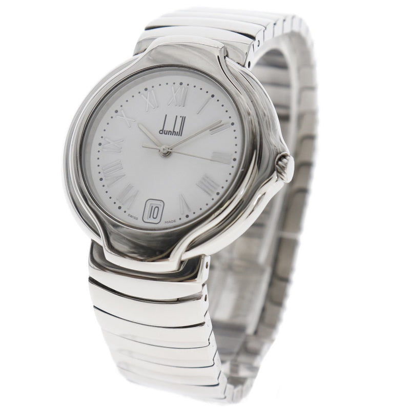 【Dunhill】ダンヒル
 ミレニアム BB17719 ステンレススチール クオーツ アナログ表示 メンズ 白文字盤 腕時計
Aランク