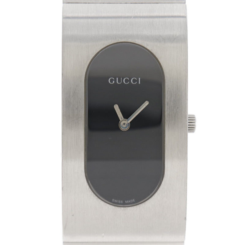 GUCCI] Gucci 2400L Stainless Steel Quartz Analog Ladies Black Dial