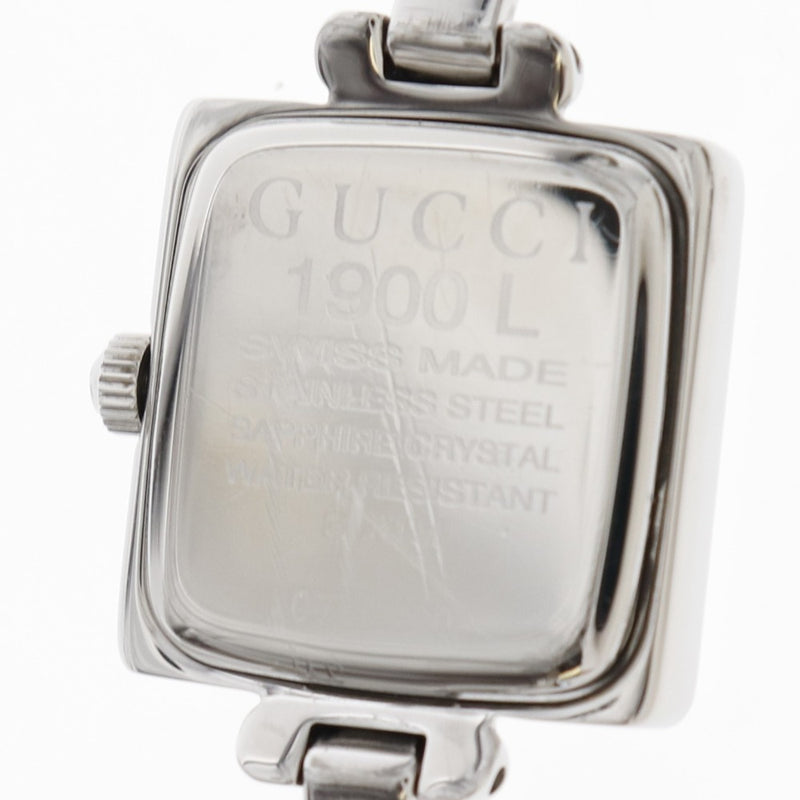 [Gucci] Gucci 1900L不锈钢石英模拟女士黑色表盘a级