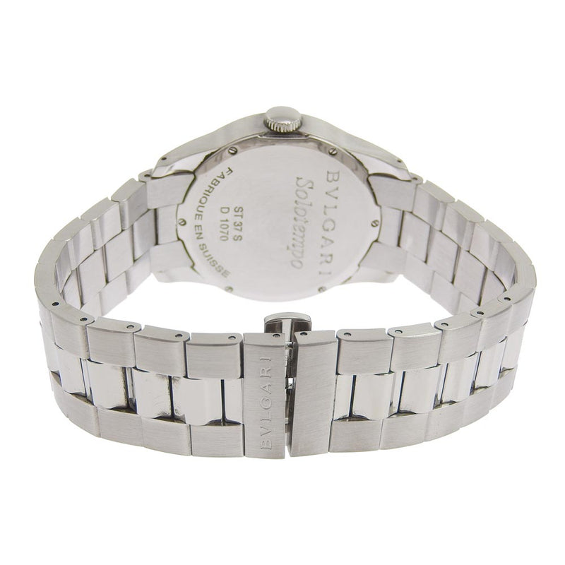 BVLGARI] Bulgari Solo Tempo ST37S Stainless Steel Silver Quartz