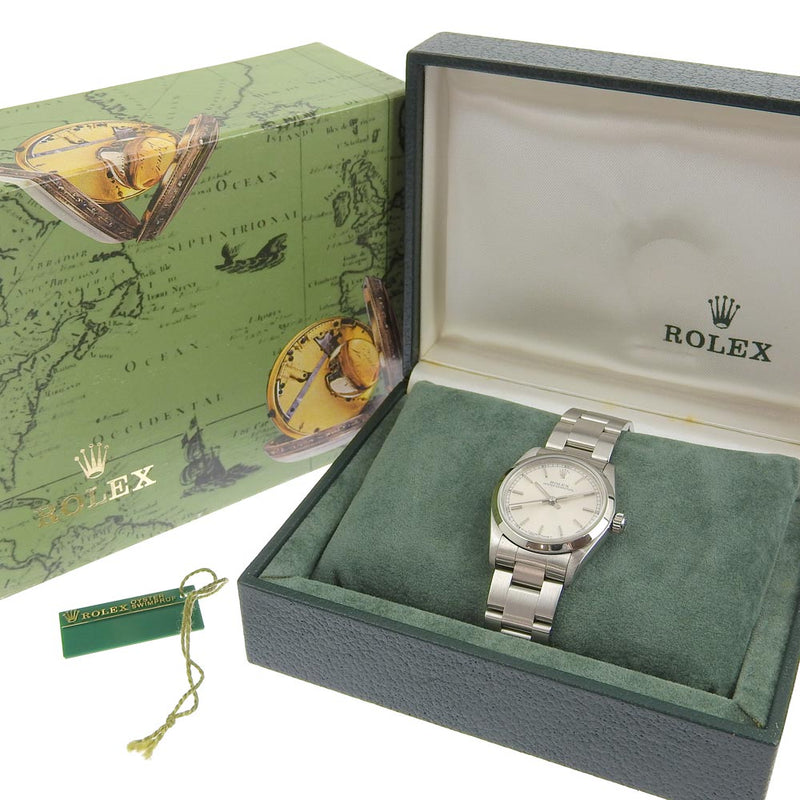 [Rolex] Rolex Oyster Propultur U Turn 77080 Silva Silva Automático Analógico Display Boys Silva Dial Watch