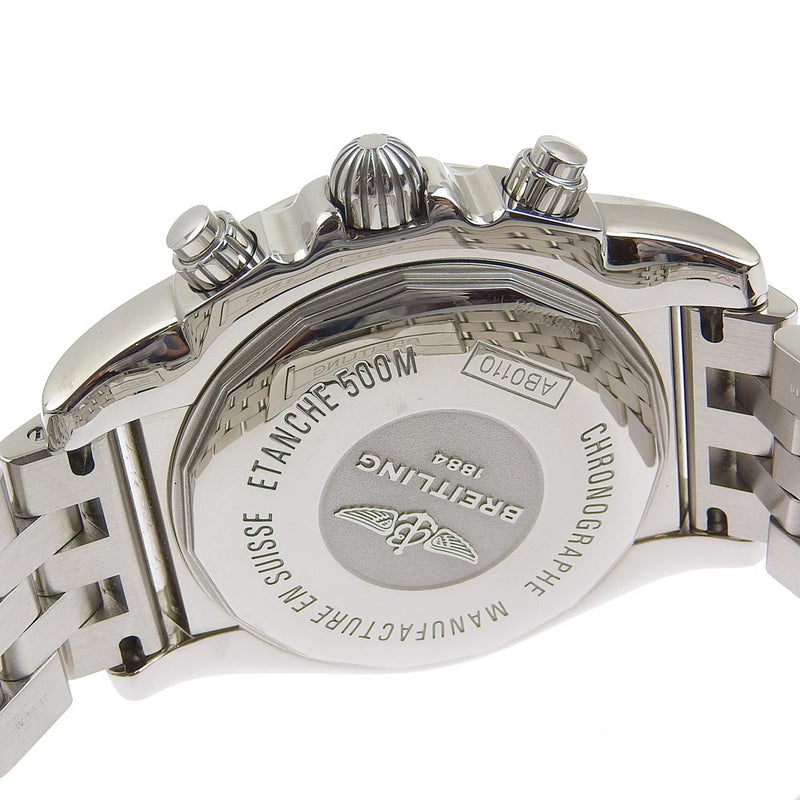 [Breitling] Breitling Chronomat 44 AB011012不锈钢银色自动绕组计时男士黑色表盘观看等级