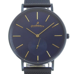 [Orobianco] Orobianco Smoseko OR-0061N Stainless steel steel navy navy Small second Men's Navy Dial Watch A Rank