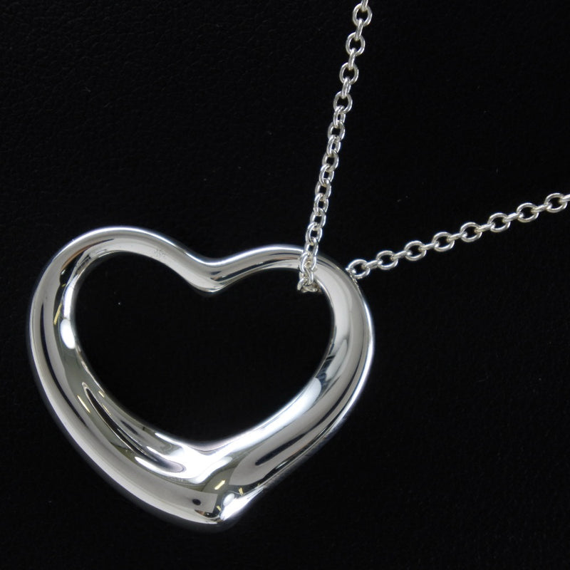 [Tiffany & Co.] Tiffany Open Heart El Saperetti Silver 925 Ladies Necklace A+Rank