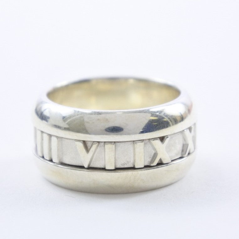[Tiffany＆Co。] Tiffany Atlas Silver 925女士戒指 /戒指A+等级