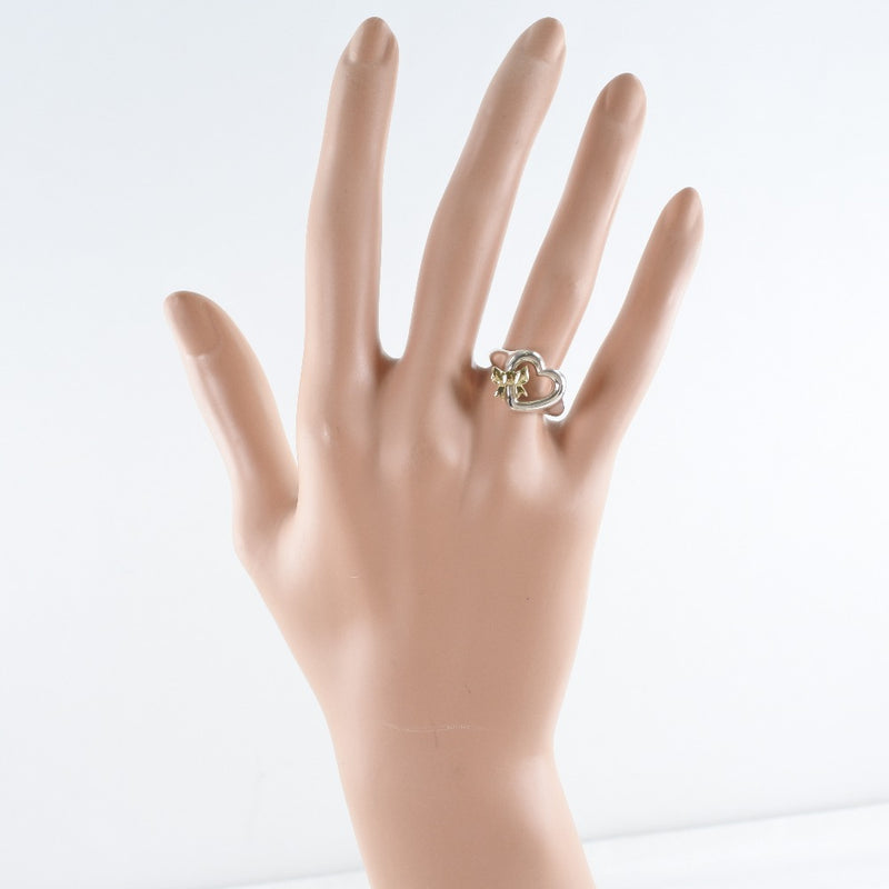 [Tiffany＆Co。] Tiffany Heart Ribbon Silver 925 13女士戒指 /戒指A+等级