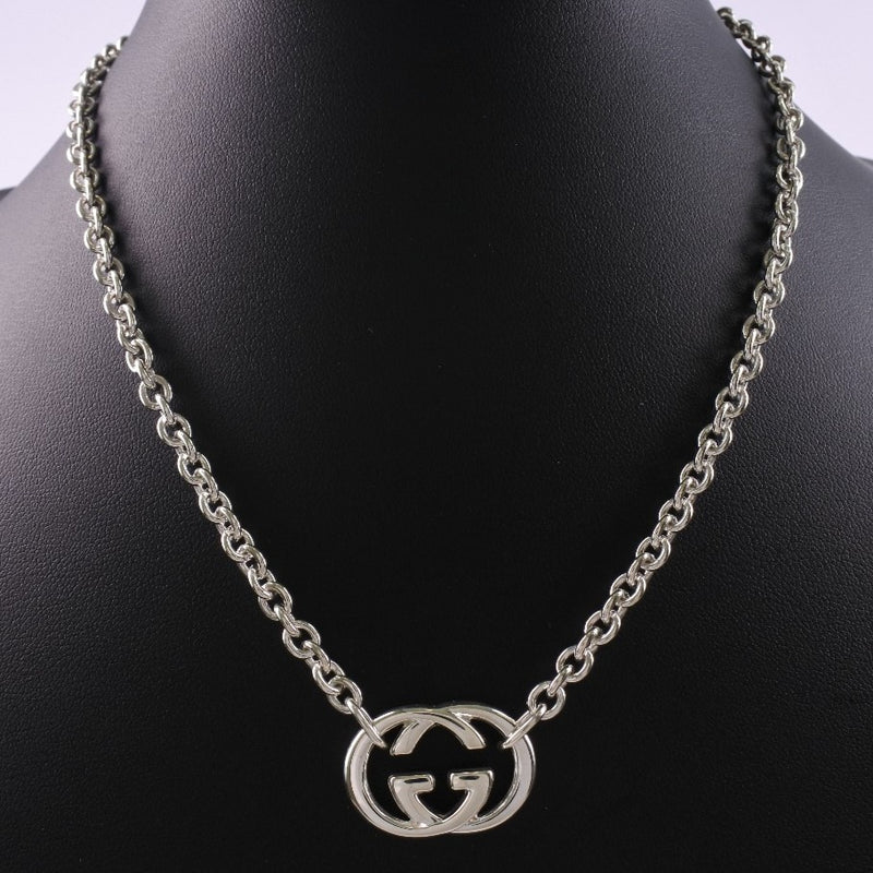 [Gucci] Gucci entrelazado G Silver 925 unisex Collar A+Rank