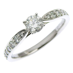 [TIFFANY & CO.] Tiffany Harmony I-VS1-EX-None PT950 Platinum x Diamond No. 5 D0.24 Engraved Ladies Ring / Ring Ring SA Rank