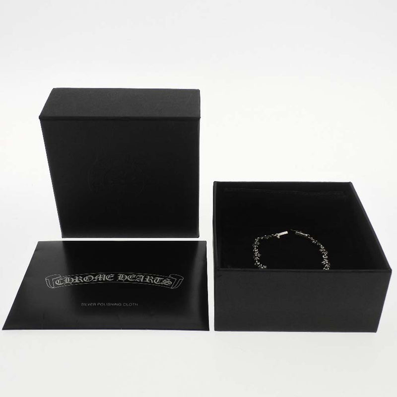 [Chrome Hearts] Chrome Hearts Tiny Ech Plus Silver 925 Unisex Bracelet A Rank