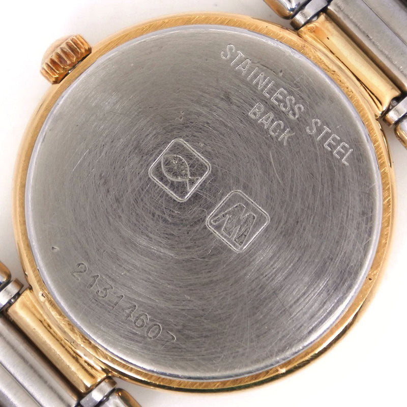 【LONGINES】ロンジン
 ステンレススチール ゴールド クオーツ アナログ表示 レディース ゴールド文字盤 腕時計
B-ランク
