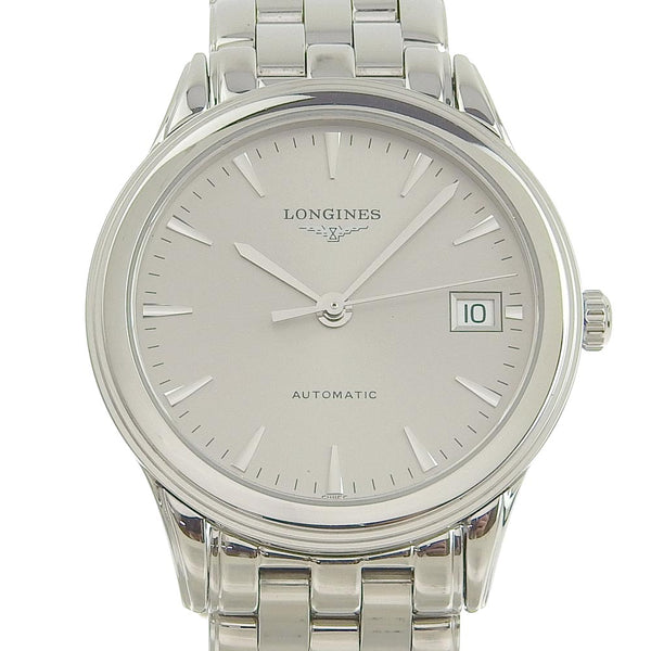 [LONGINES] Longin flagship L4.717.4 Stainless steel silver automatic winding analog display men's silver dial A rank