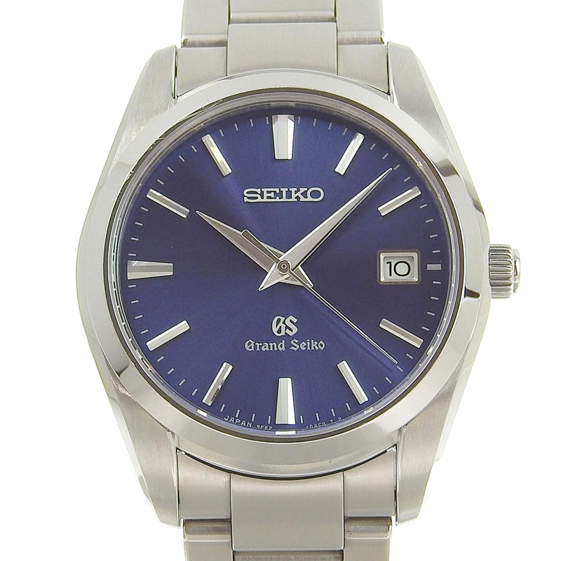 [Seiko] Seiko Grand Seiko 9f62-0AB0 SBGX065 Stainless steel steel silver quartz analog display Men's navy dial watch A-rank