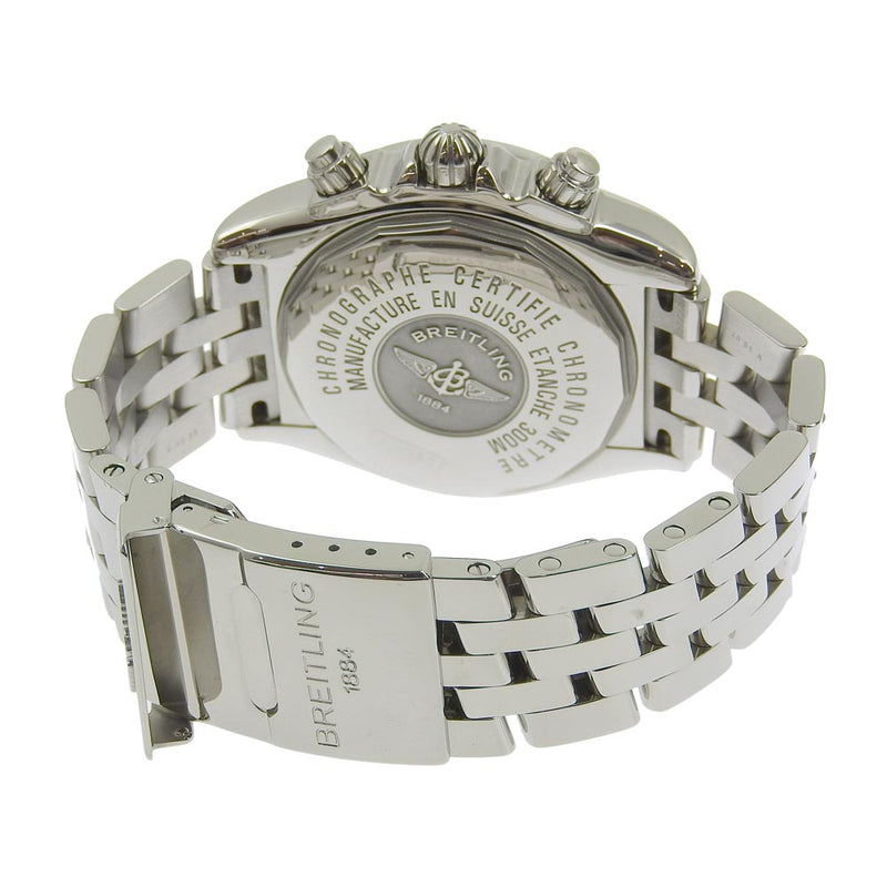 [Breitling] Breitling Chronomat Evolution Watch A13356 스테인레스 스틸 실버 자동 크로노 그래프 해상 다이얼 Chronomat Evolution 남자 A Rank