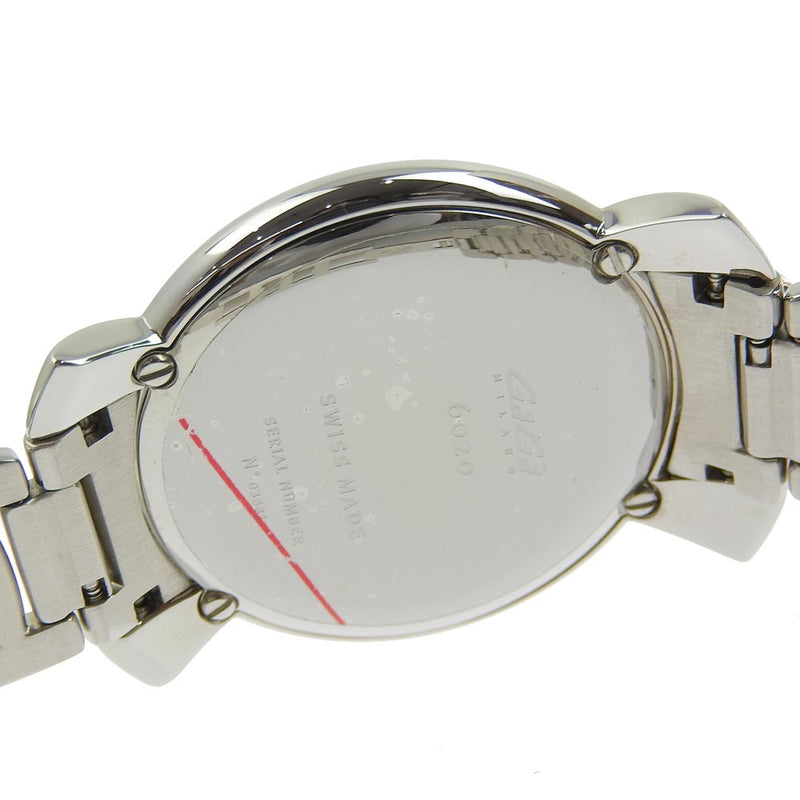 [GAGA MILANO] Gaga Milan Manuale 35 6020 Stainless Steel Steel Silver Quartz Analog Display Boys Silver Dial Watch A+Rank
