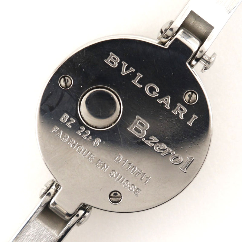 【BVLGARI】ブルガリ
 B-ZERO1 腕時計
 ビーゼロワン BZ22S ステンレススチール シルバー クオーツ アナログ表示 黒文字盤 B-ZERO1 レディース