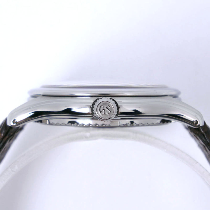 [Seiko] Seiko Grand Seiko 9F61-0A10 SBGX009 Acero inoxidable X Reloj de dial de marfil de marfil para hombres de cuarzo de plata de cuero