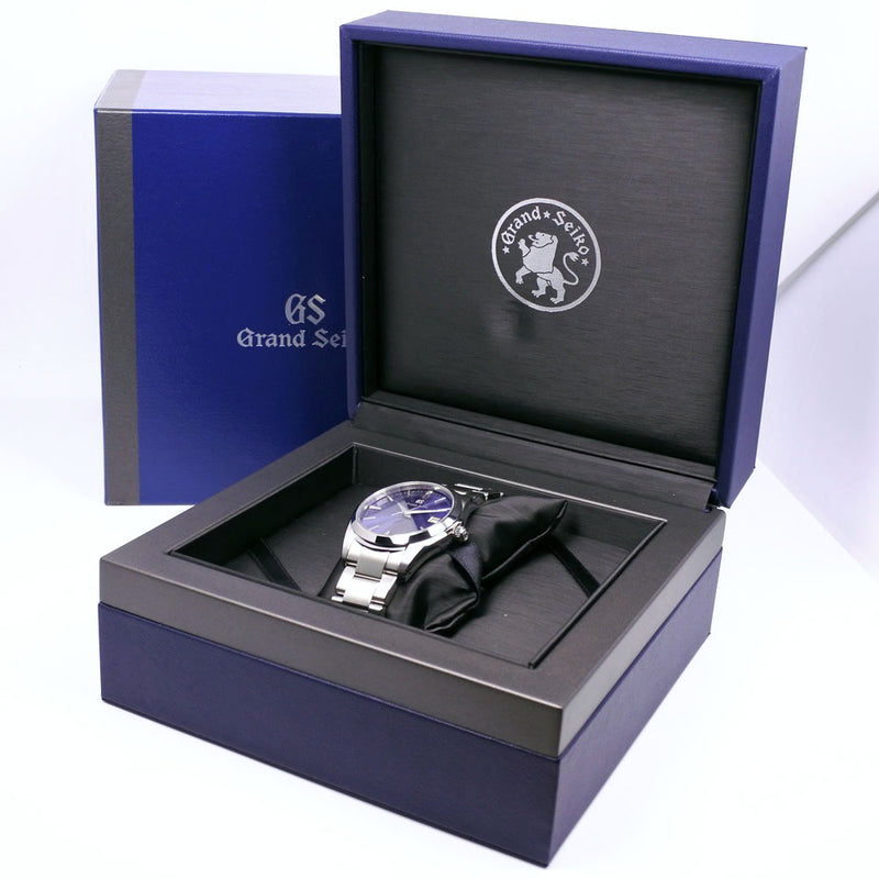 【SEIKO】セイコー
 グランドセイコー 9F62-0AB0 SBGX265 ステンレススチール シルバー クオーツ アナログ表示 メンズ ネイビー文字盤 腕時計
A+ランク