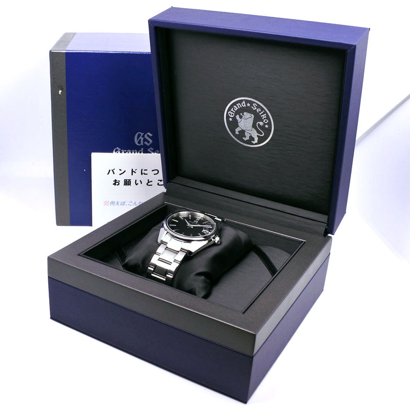 [Seiko] Seiko Grand Seiko Heritage Collection 9F85-0AD0 SBGP003 Stainless Steel Steel Silver Quartz Analog L display Men's Black Dial Watch A+Rank