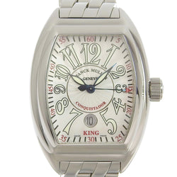 [Franck Muller] Frank Muller Conquistador 8005KSC en acier inoxydable Silver Automatique Affichage analogique Men's Silver Cador Watch A-Rank