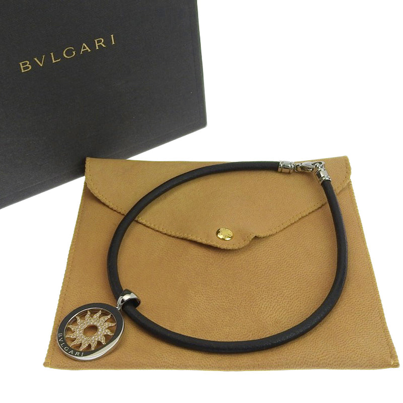 【BVLGARI】ブルガリ
 トンドサン K18イエローゴールド×ダイヤモンド×ステンレス シルバー ユニセックス ネックレス
SAランク