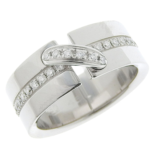 [Chaumet] Shoe Melian Eternity K18 White Gold X Diamond No. 6 Silver Ladies Ring / Ring SA Rank