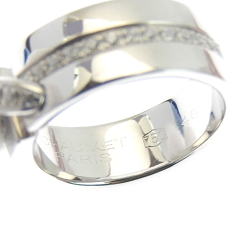 [Chaumet] Shoe Melian Eternity K18 White Gold X Diamond No. 6 Silver Ladies Ring / Ring SA Rank