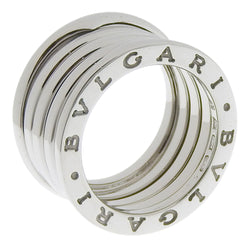 [Bvlgari] Bulgari B-Zero1 Beezero One 4 Band K18 Gold White No. 12.5 Silver Unisex Ring / Ring SA Rank