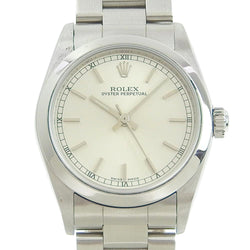 [ROLEX] Rolex Oyster Purpetur Y turn 77080 Stainless steel automatic winding analog display Boys Silver Dial Watch A-Rank