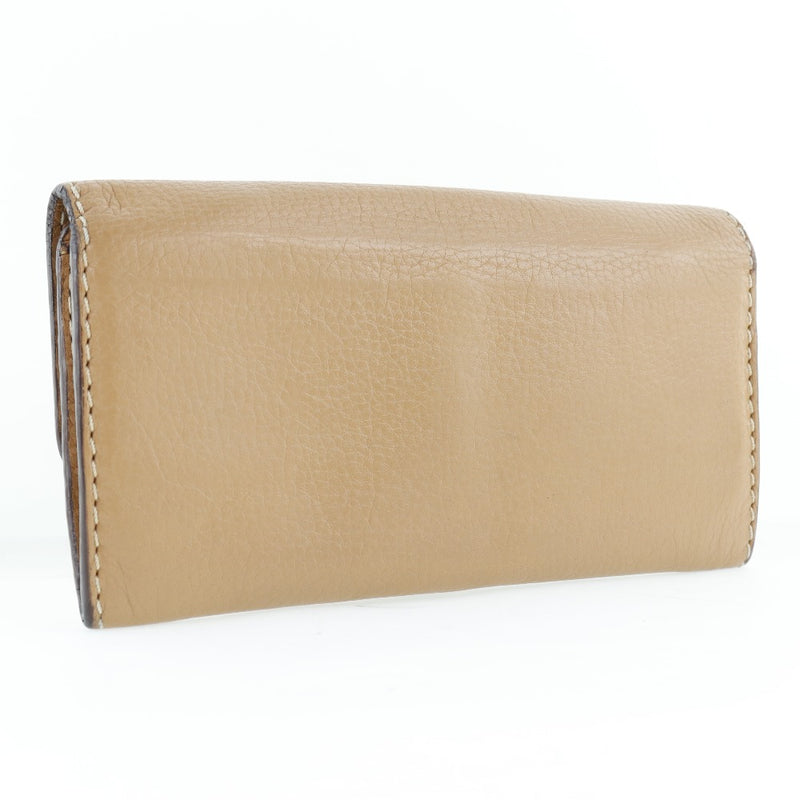 [CHLOE] Chloe leather beige ladies long wallet